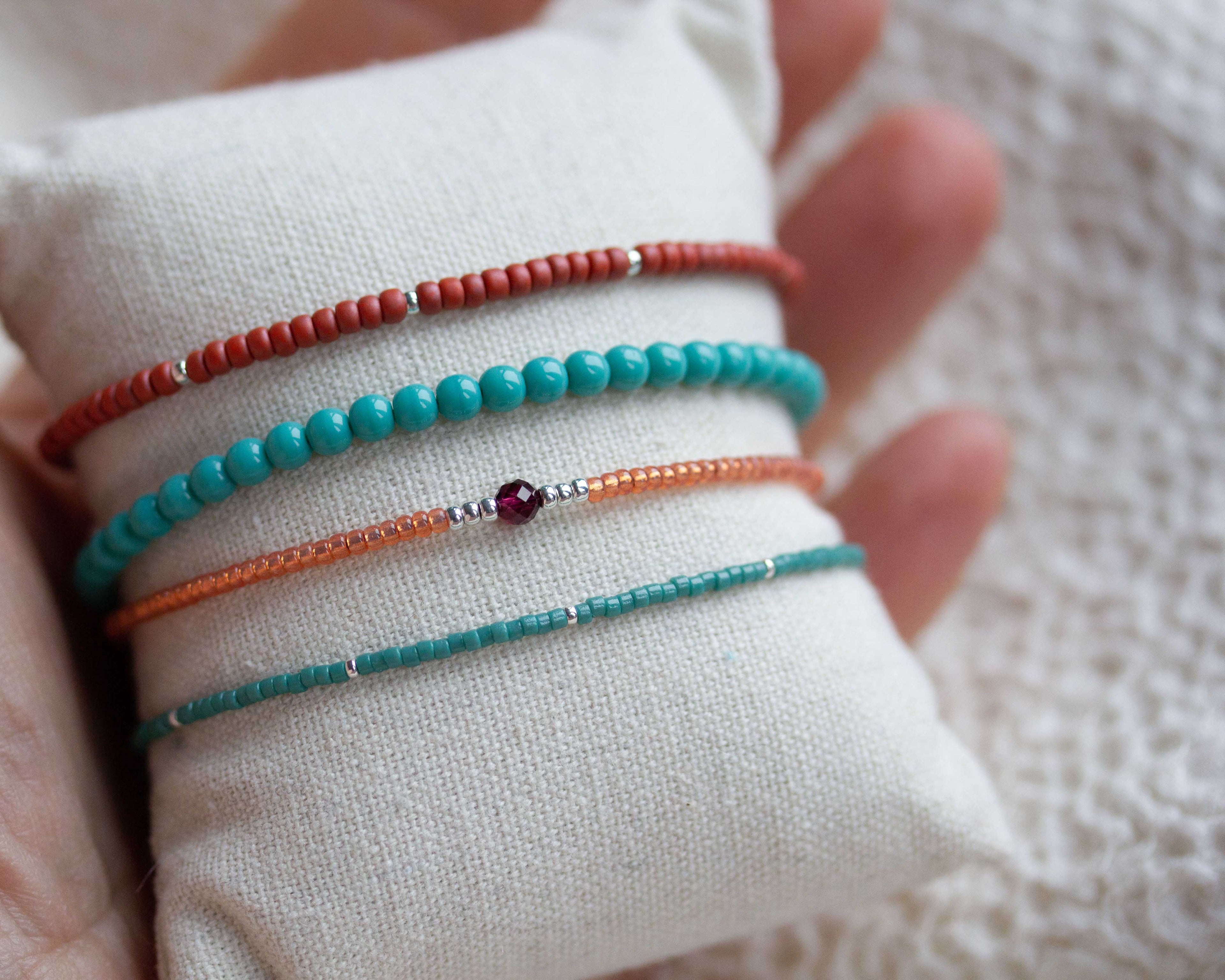 Bestie turquoise Saitee armbandje