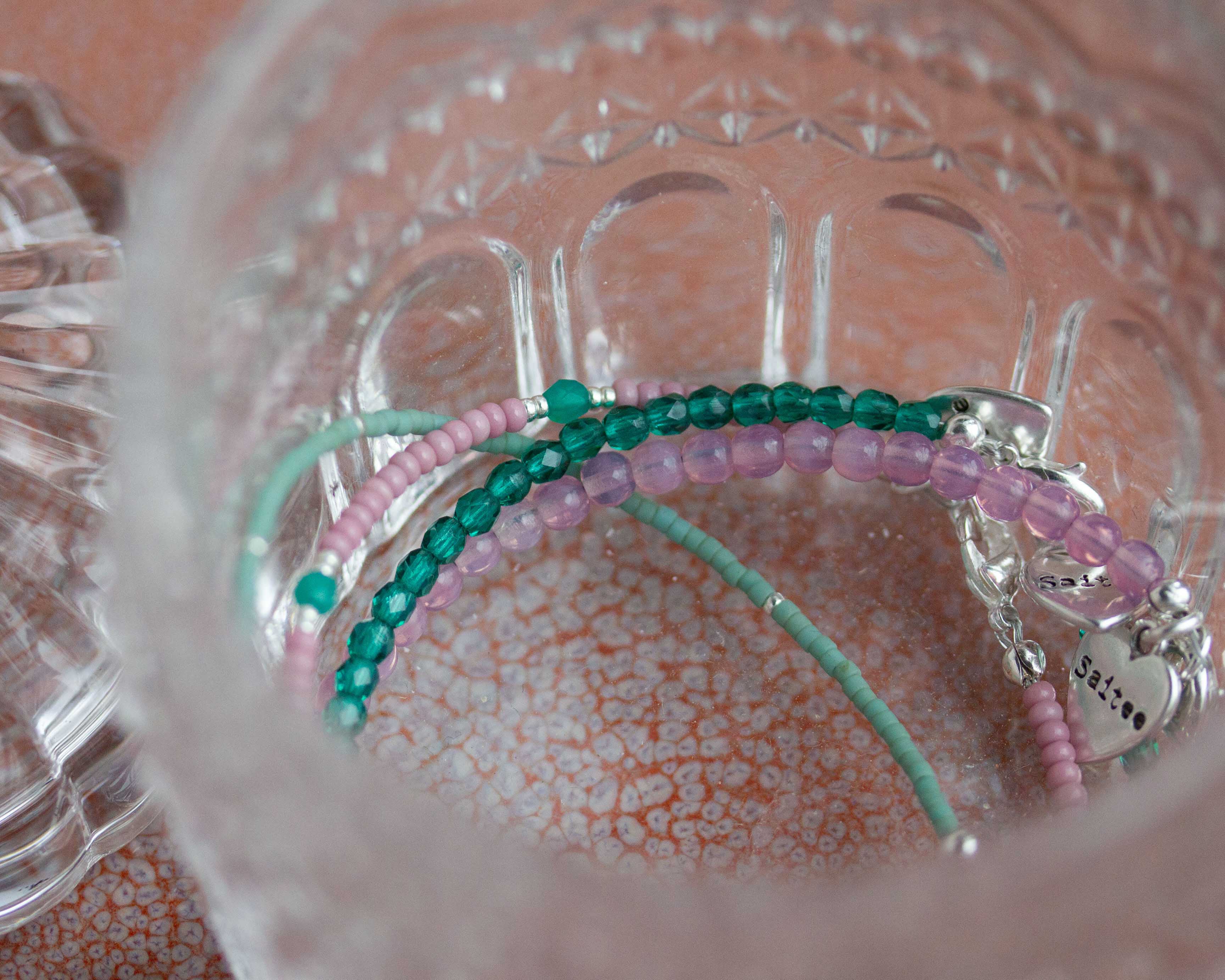 Sweetheart green Saitee armbandje