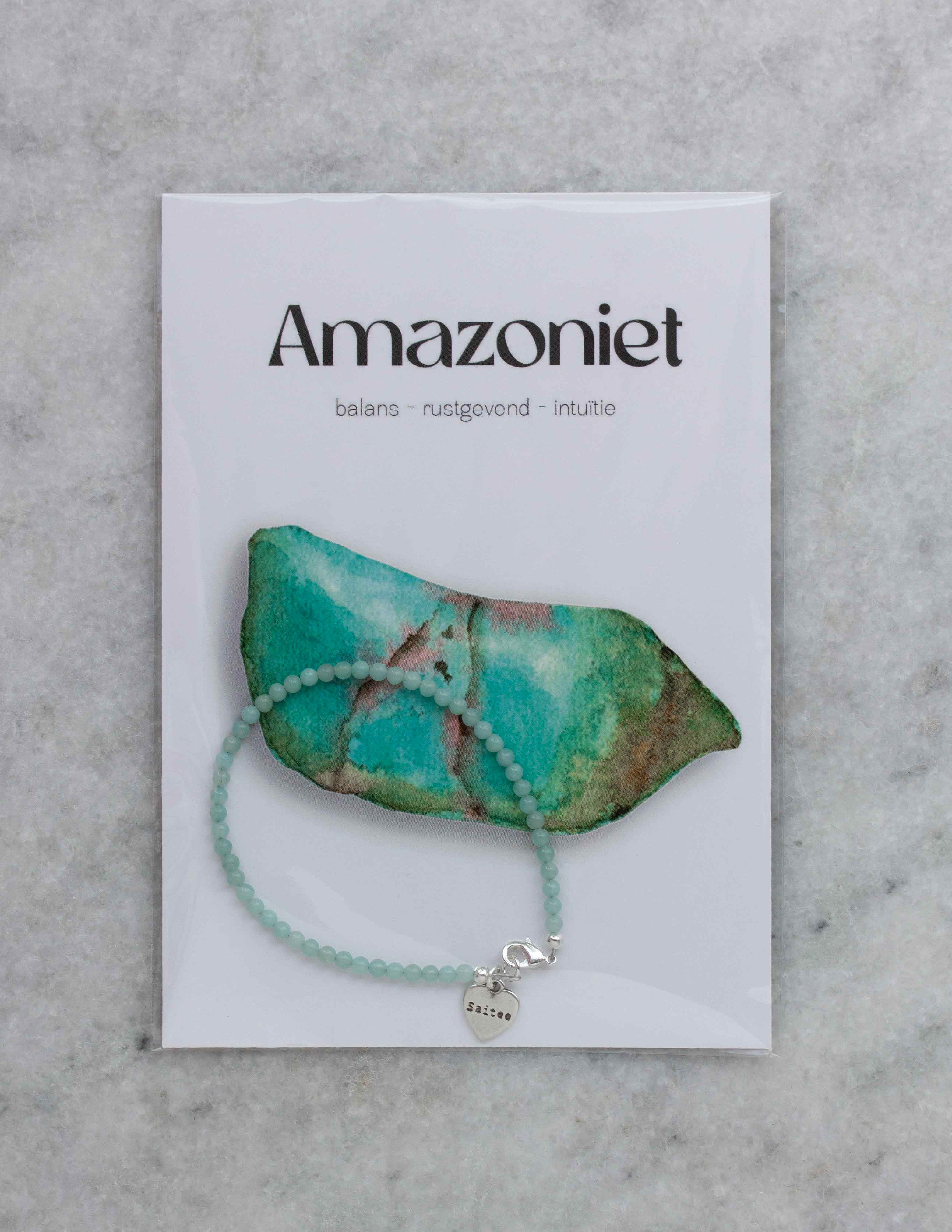 Amazoniet edelsteen armbandje