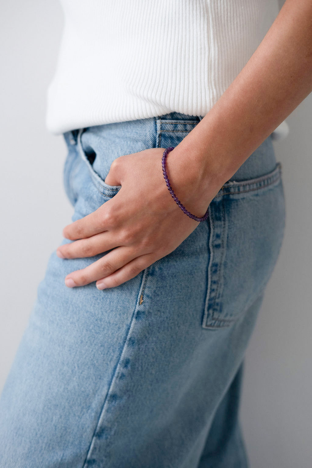 amethist armbandje