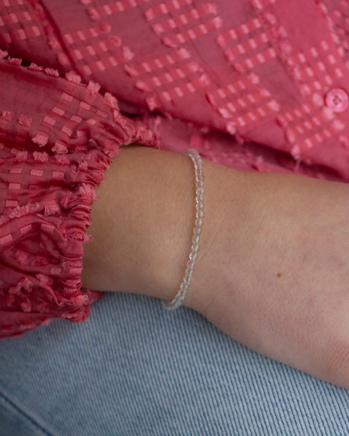 Bergkristal edelsteen armbandje