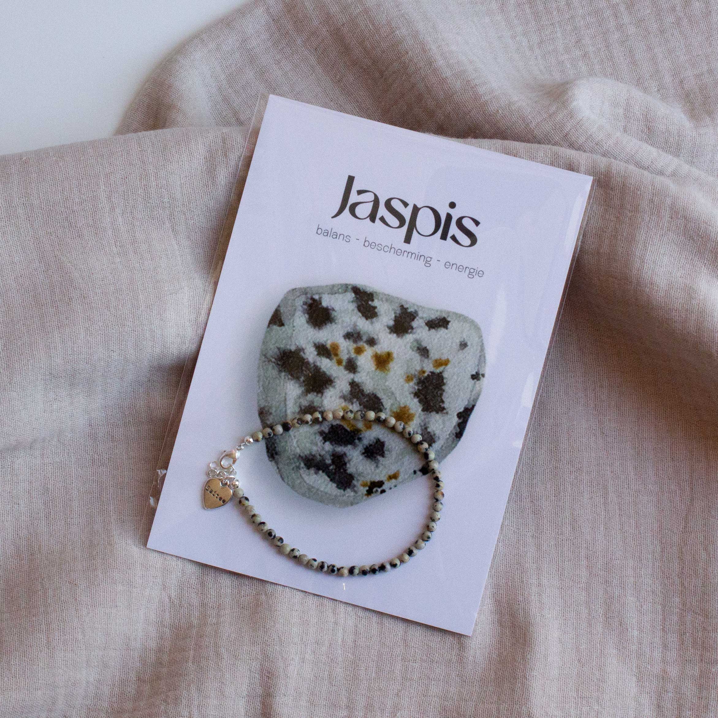 Jaspis edelsteen armbandje