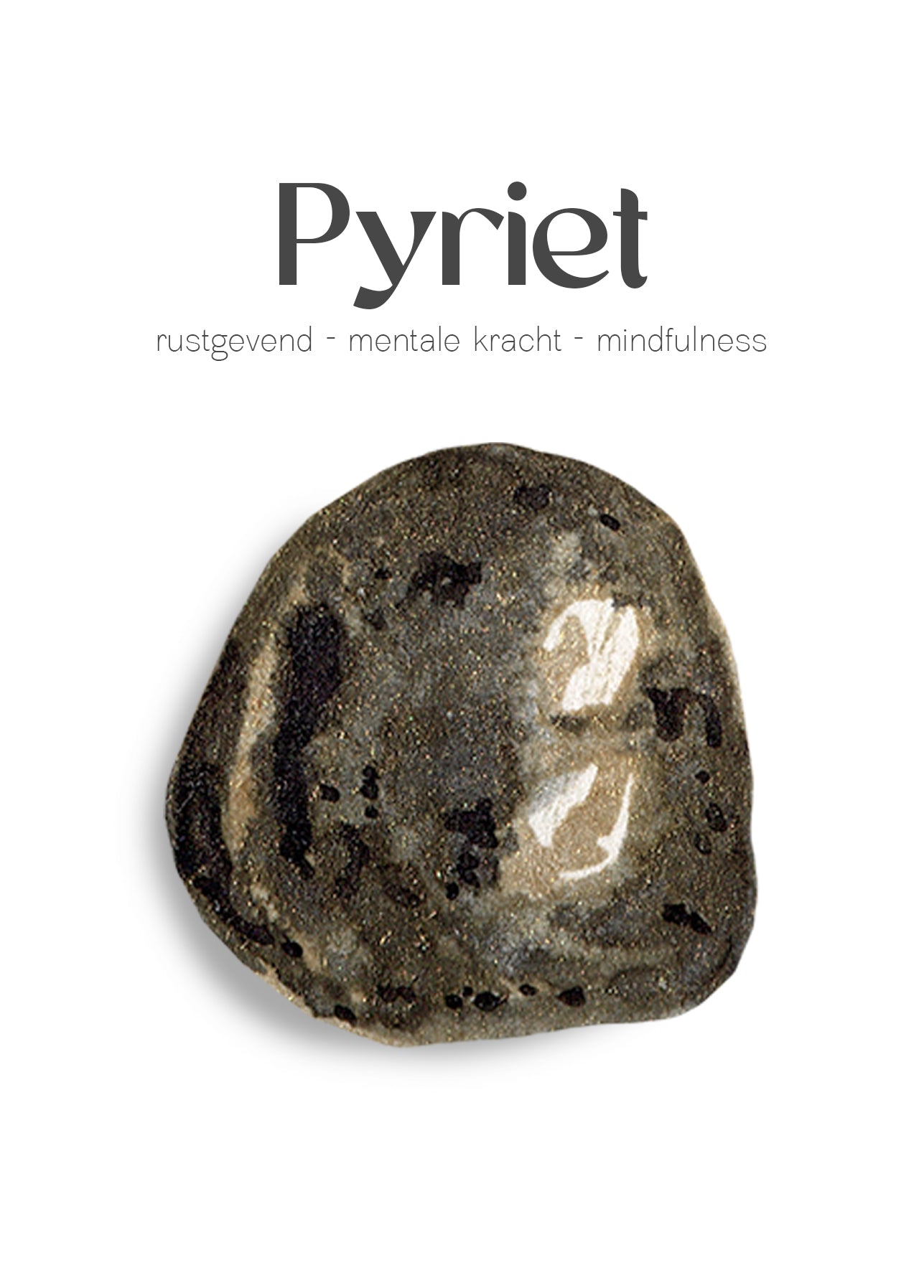 Pyriet edelsteen kettinkje