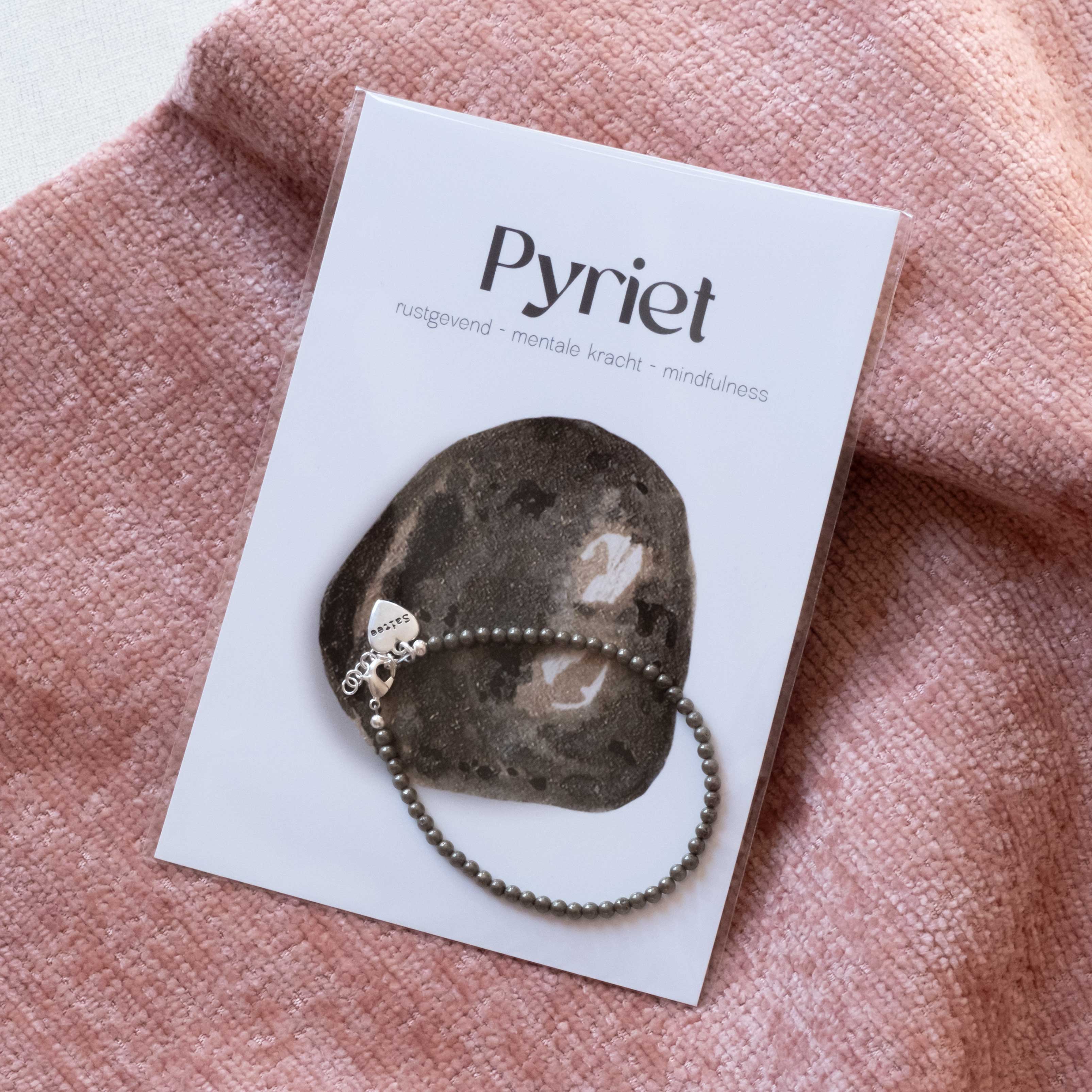 Pyriet edelsteen armbandje