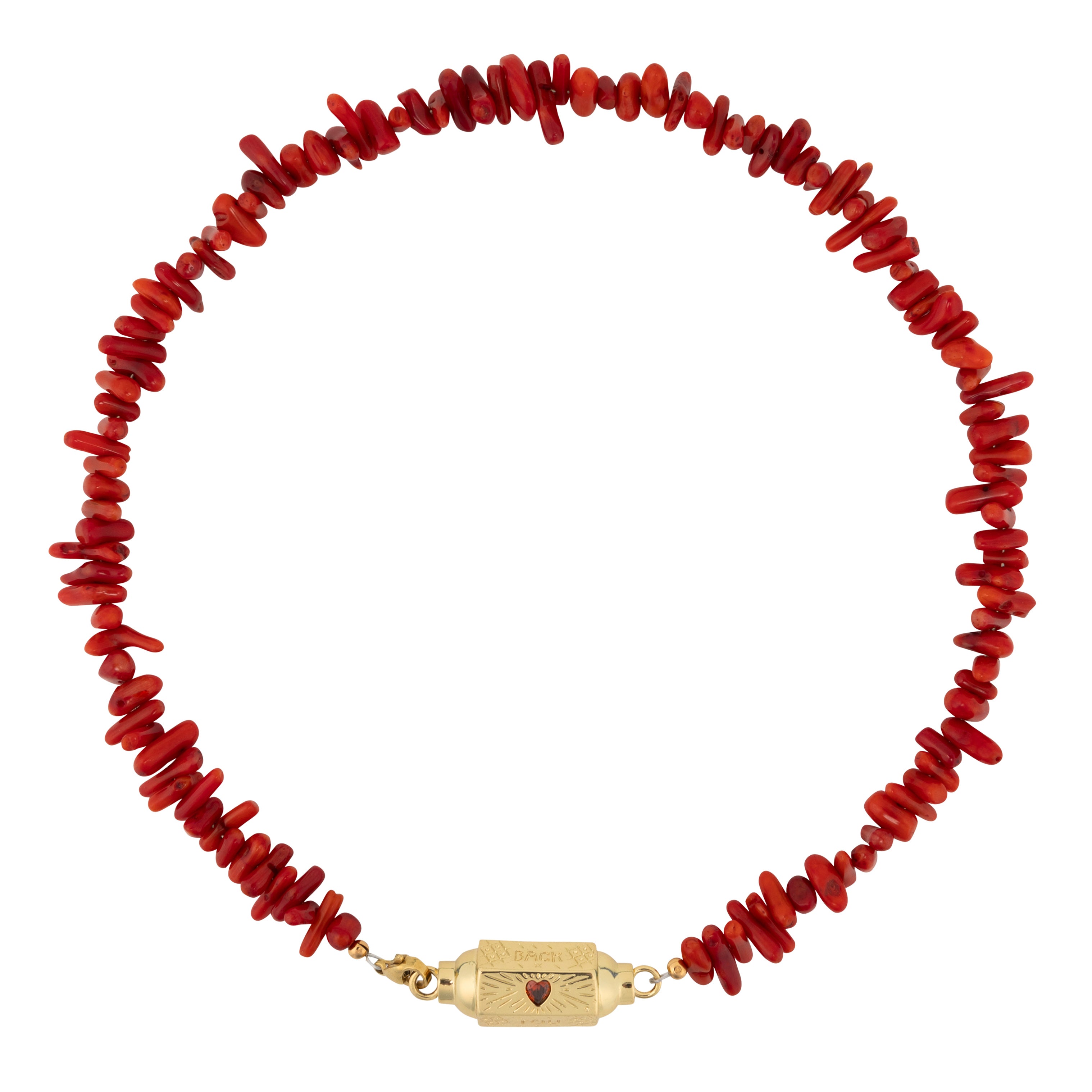 Wishbox ketting bamboekoraal