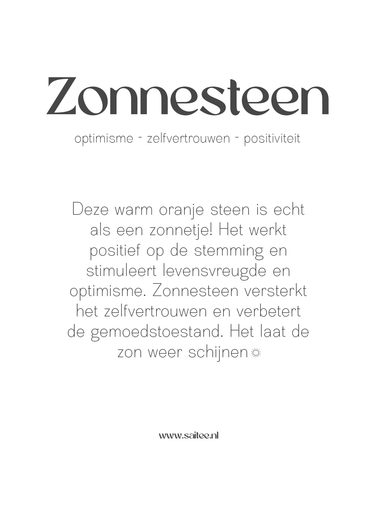Zonnesteen edelsteen armbandje