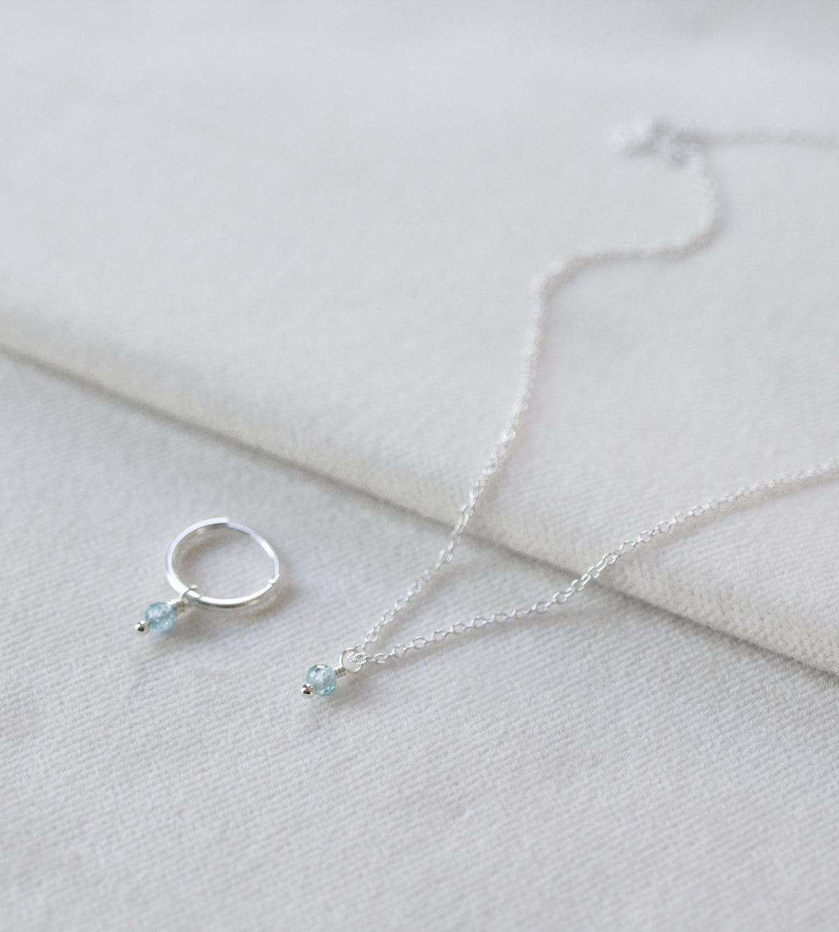 aquamarijn ketting