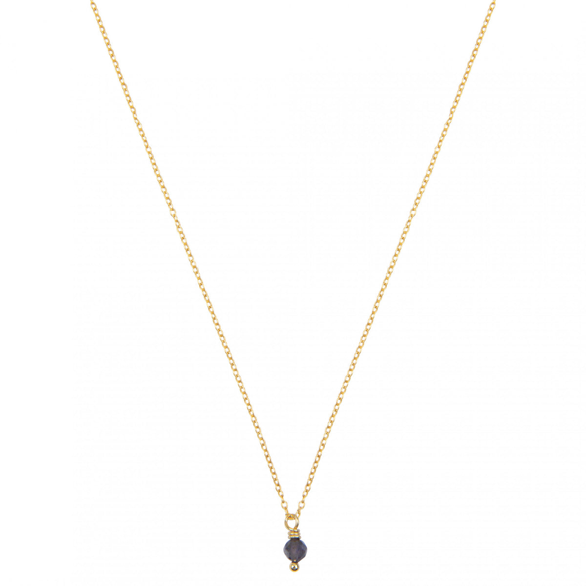 ioliet geboortsteenketting goud