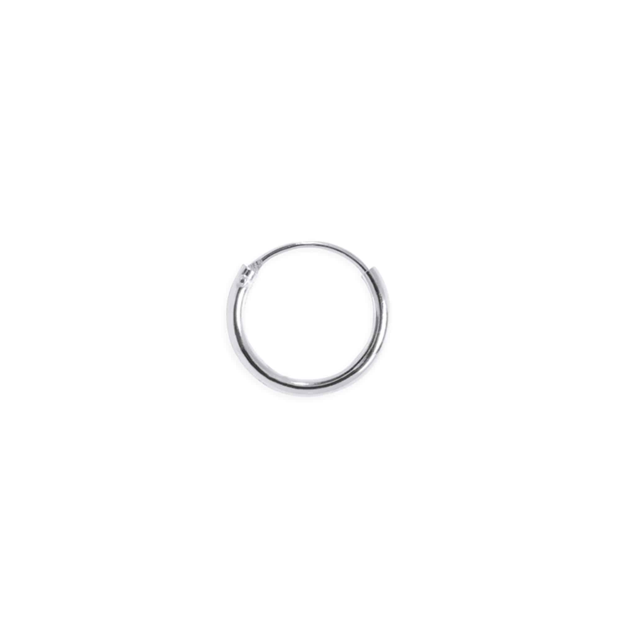 Tiny hoop 10mm 925 zilver