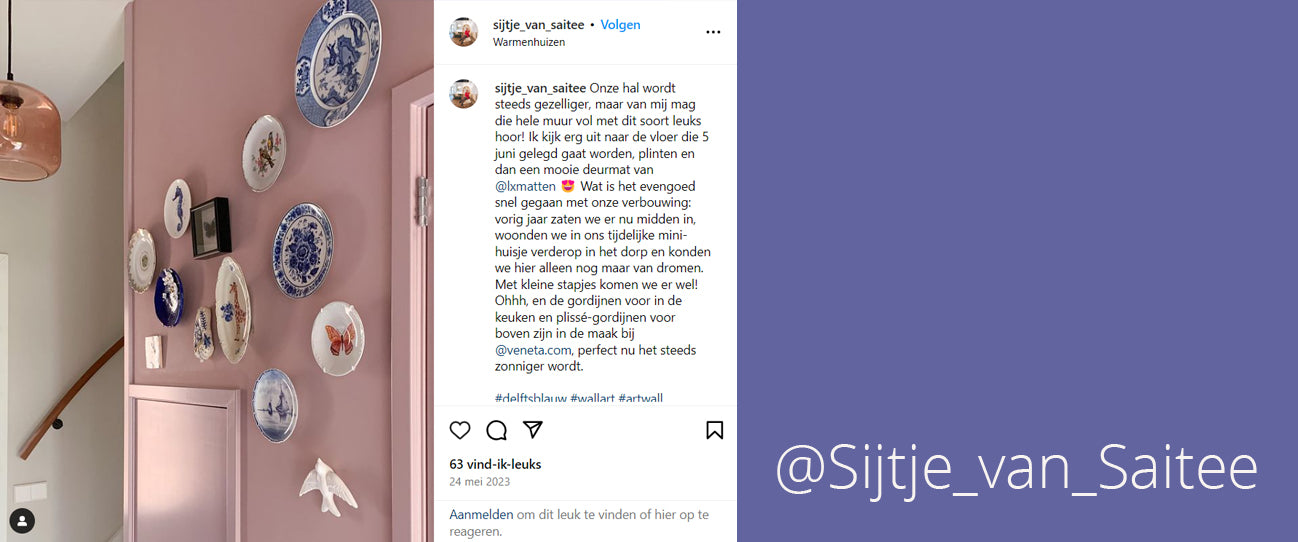 instagram post van sijtje van saitee