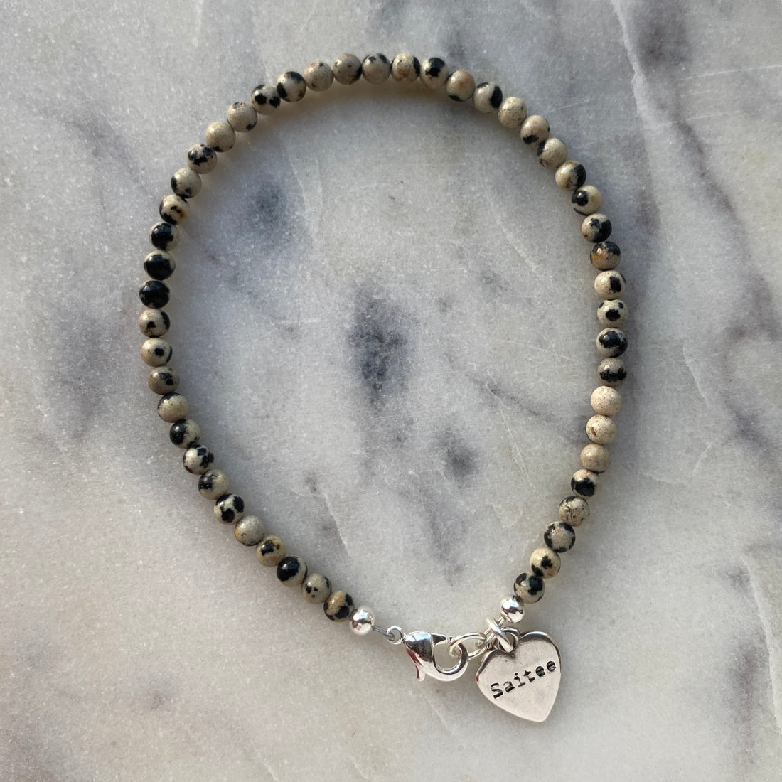 Jaspis edelsteen armbandje