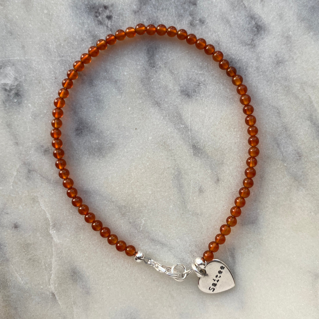 Carneool edelsteen armbandje