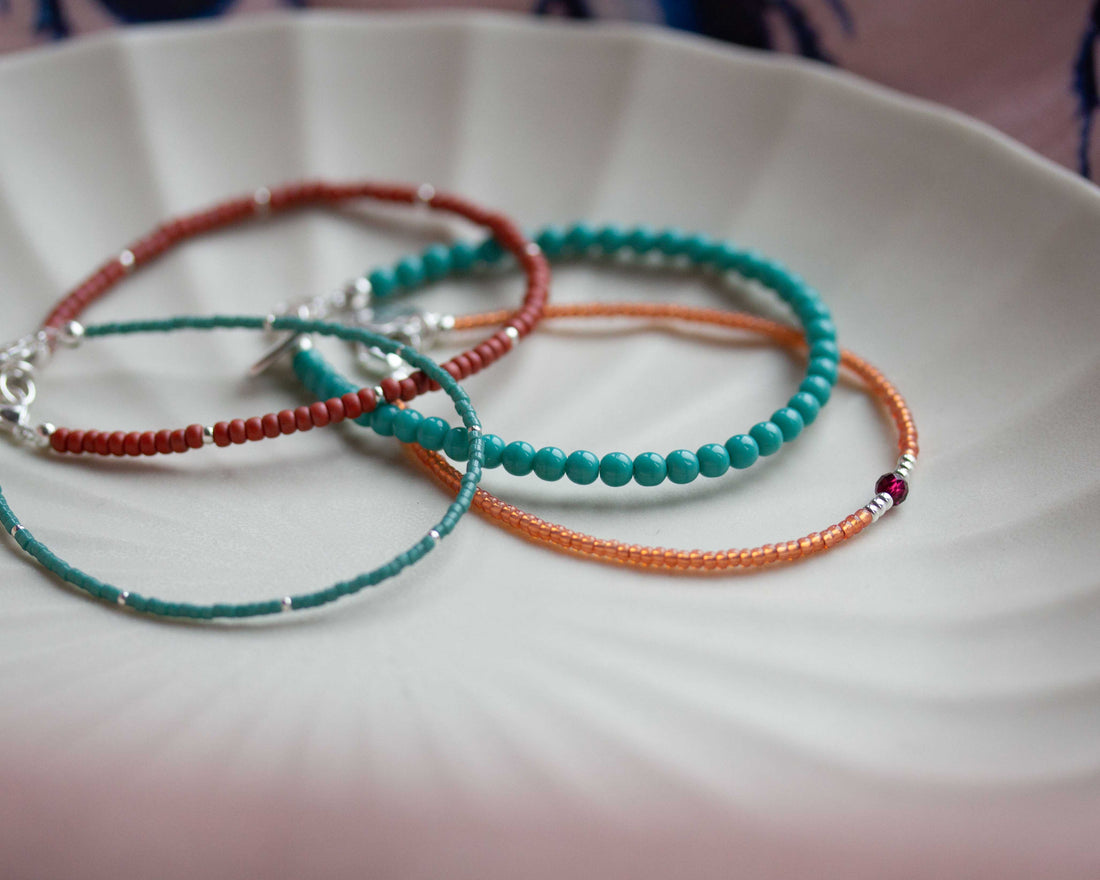 Bestie turquoise Saitee armbandje