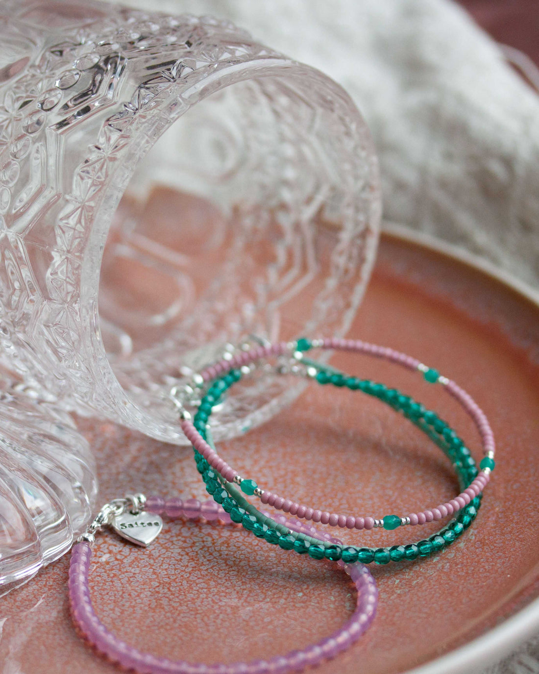 Sweetheart green Saitee armbandje