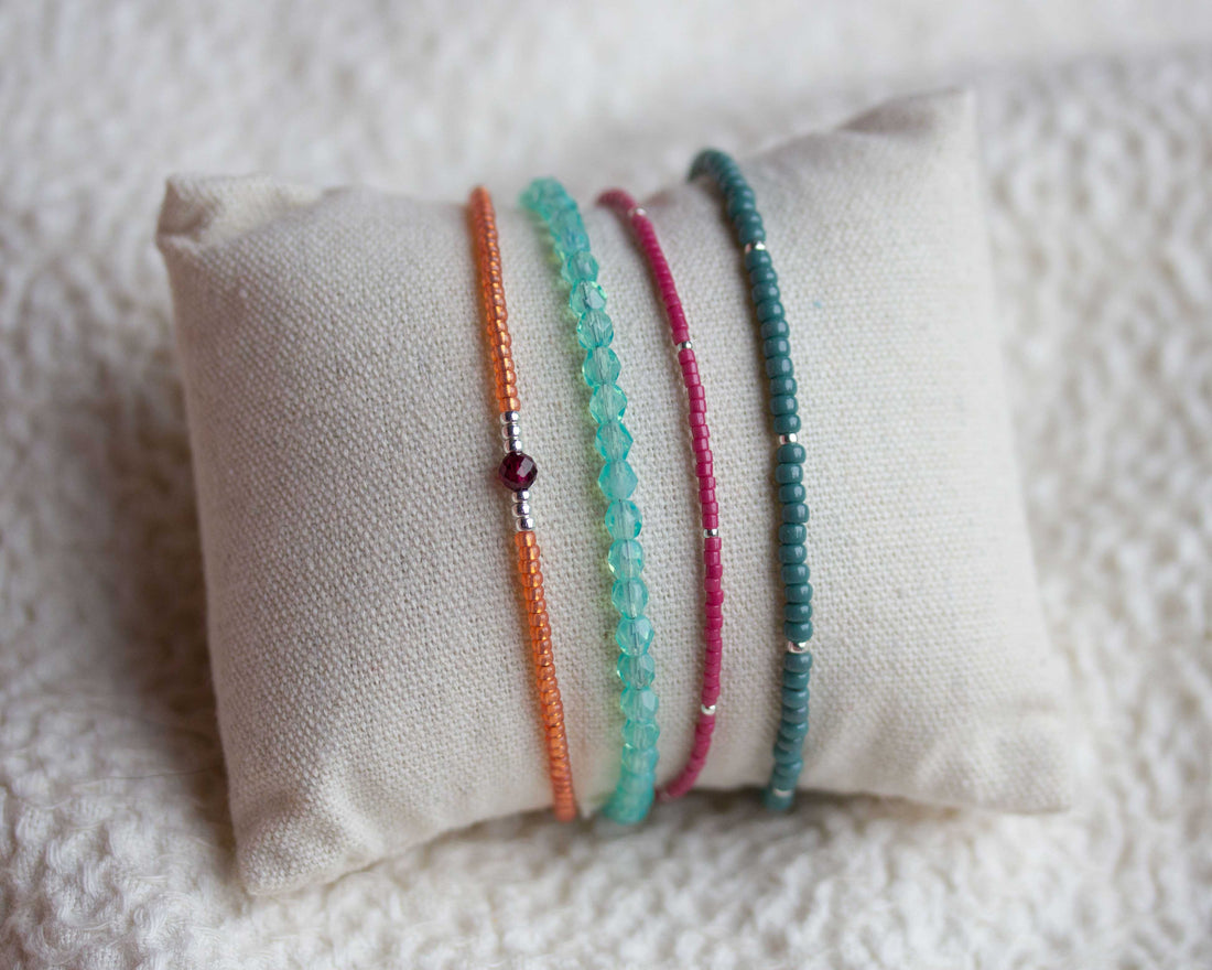 Good luck raspberry Saitee armbandje