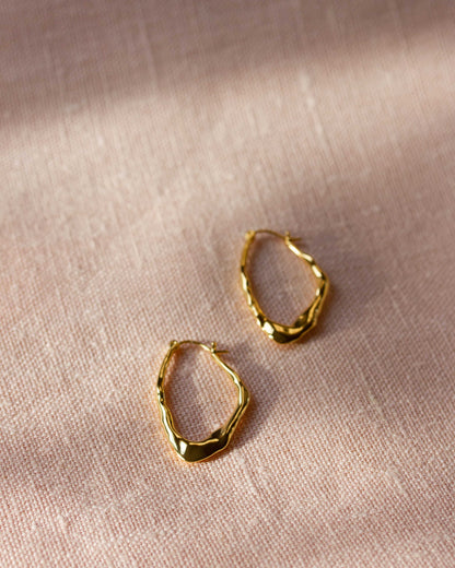 Damn girl! oorbel goud