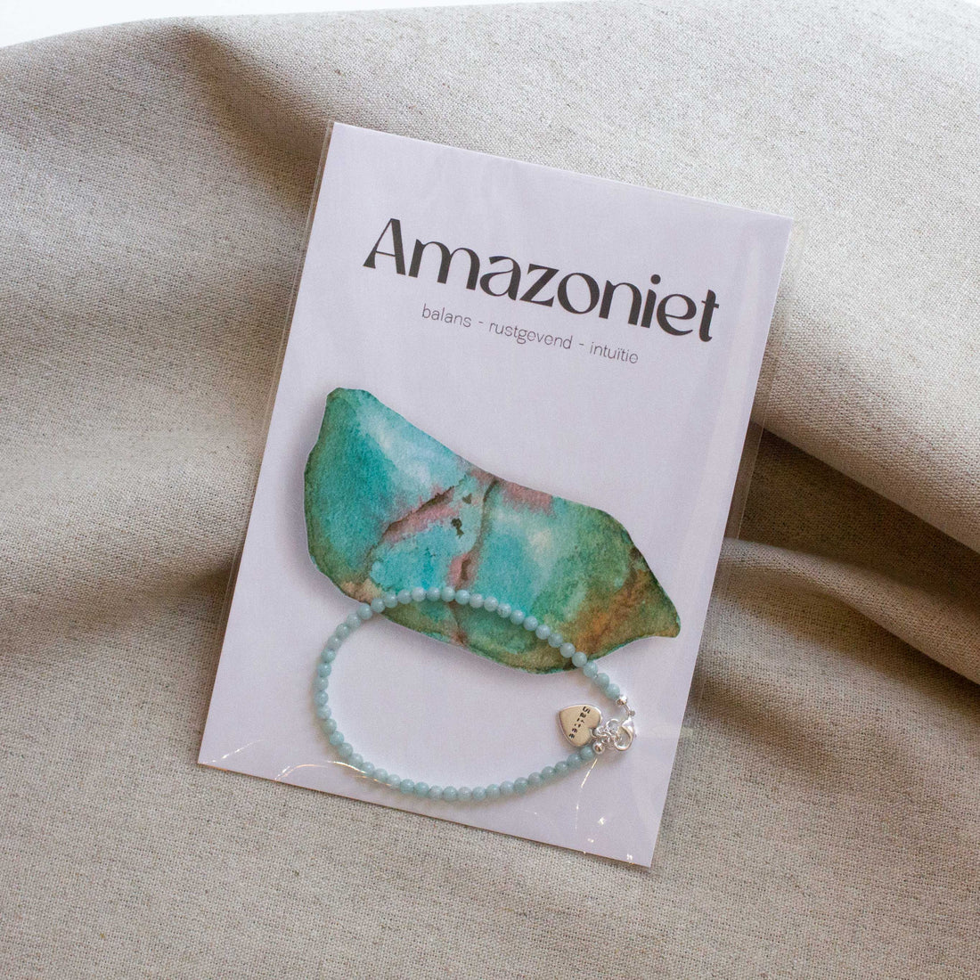 Amazoniet edelsteen armbandje