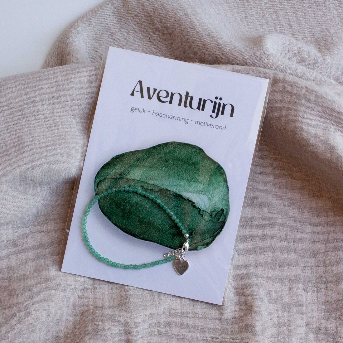 Aventurijn edelsteen armbandje