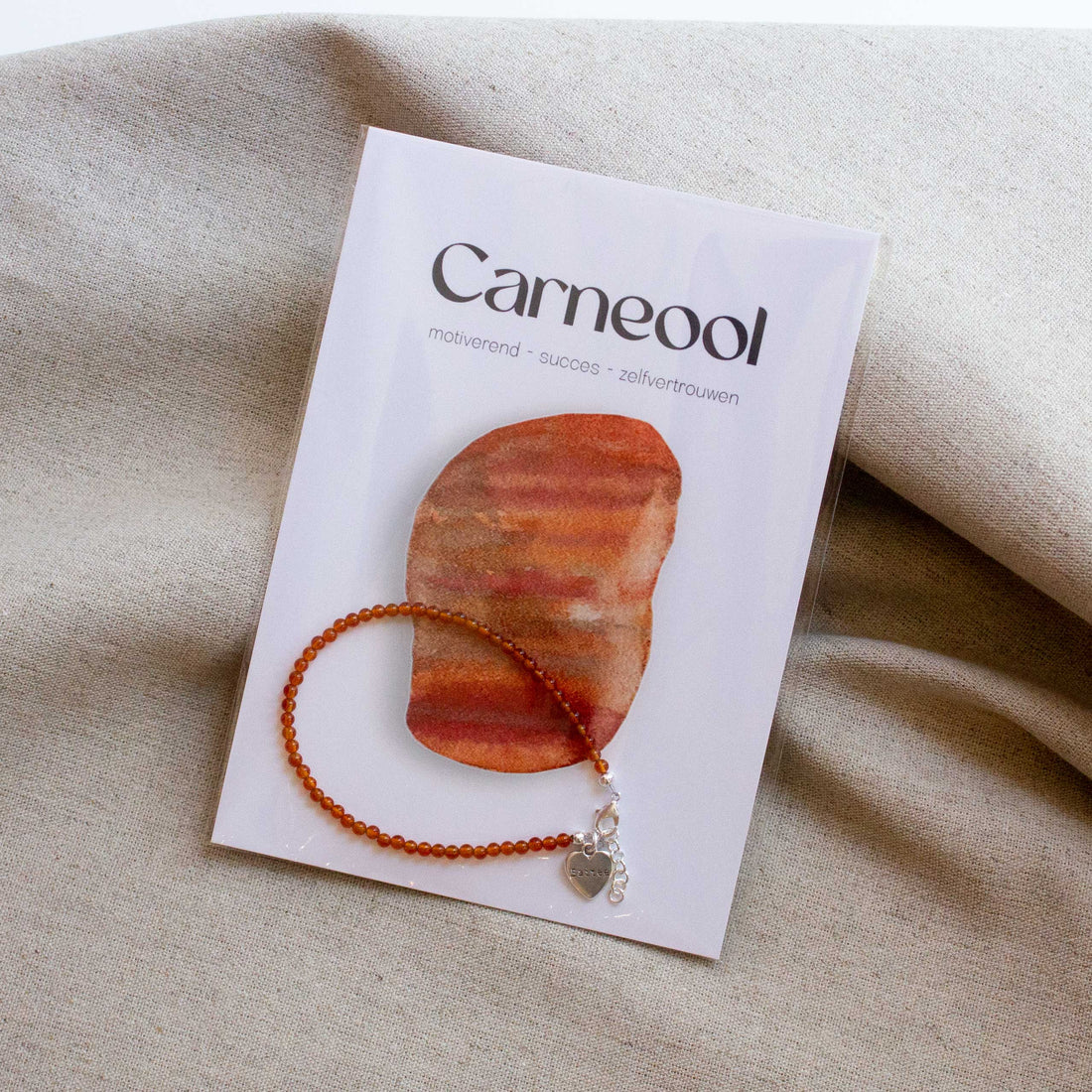 Carneool edelsteen armbandje