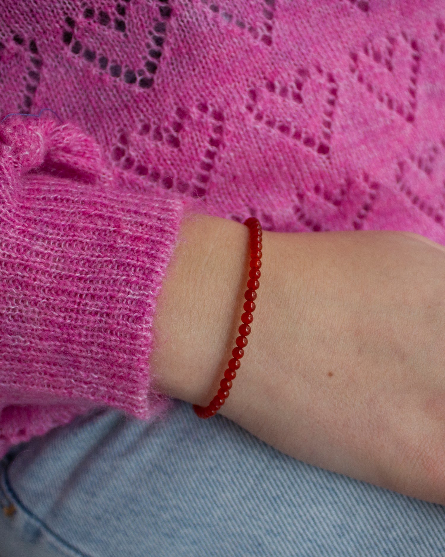 Carneool edelsteen armbandje