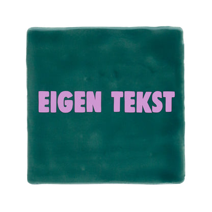 groene quote tegel met eigen tekst te personaliseren 