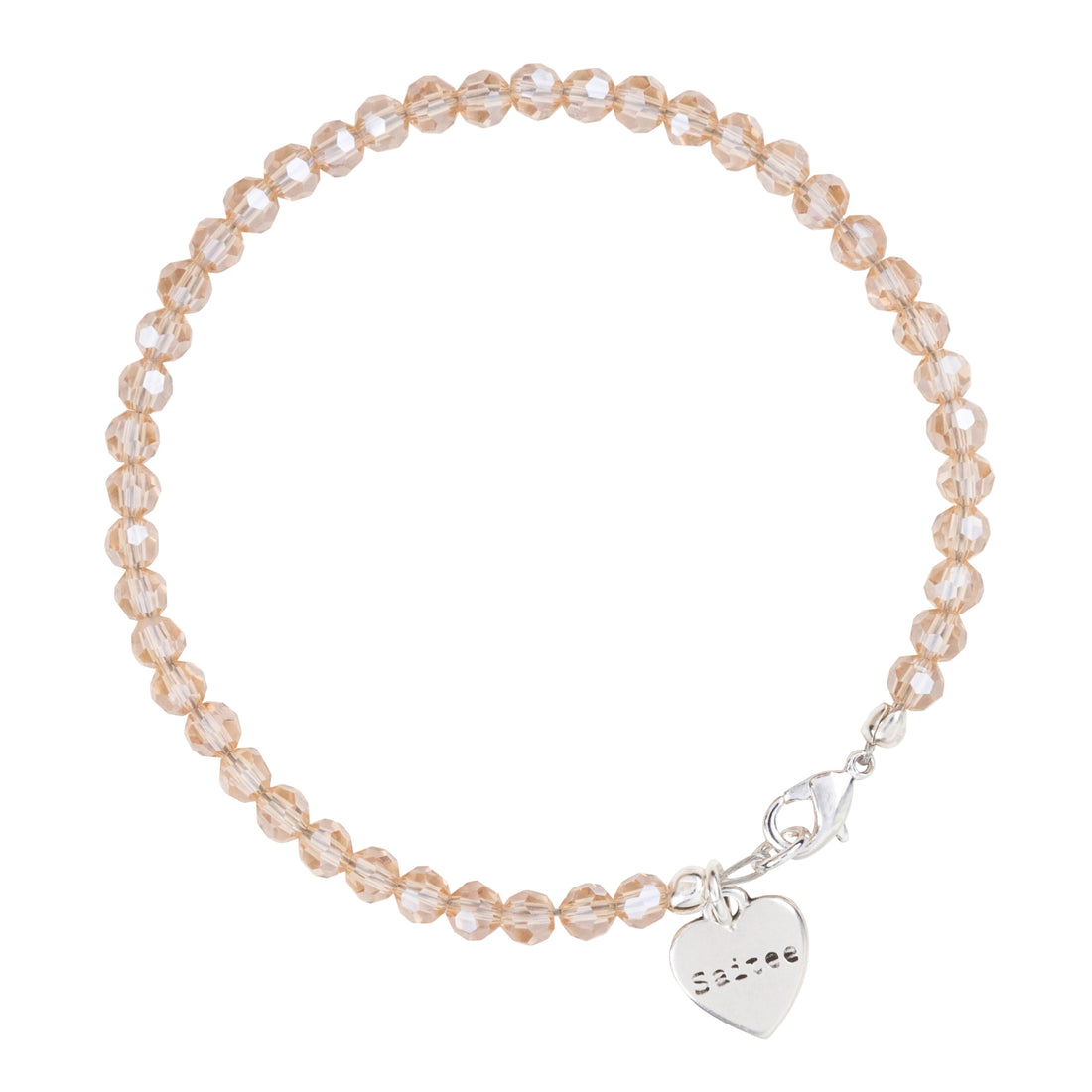 gouden kralenarmbandje met hartje