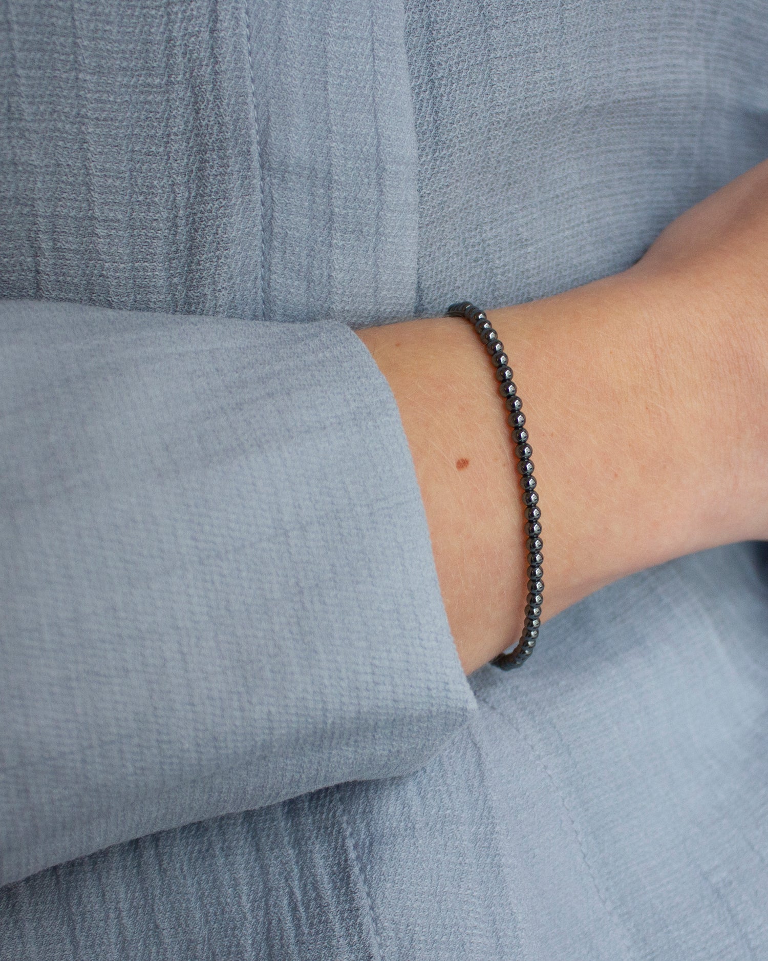 Hematiet edelsteen armbandje