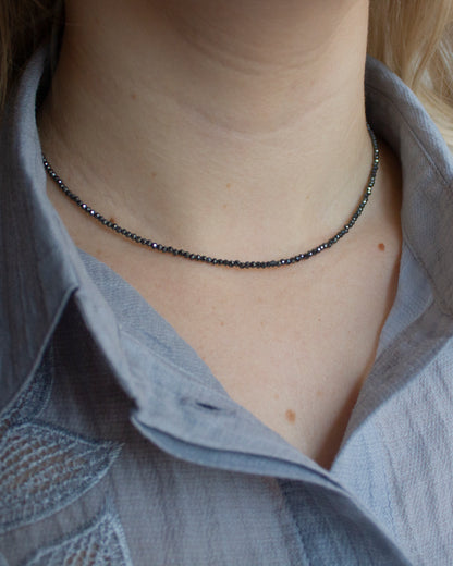 Hematiet edelsteen kettinkje