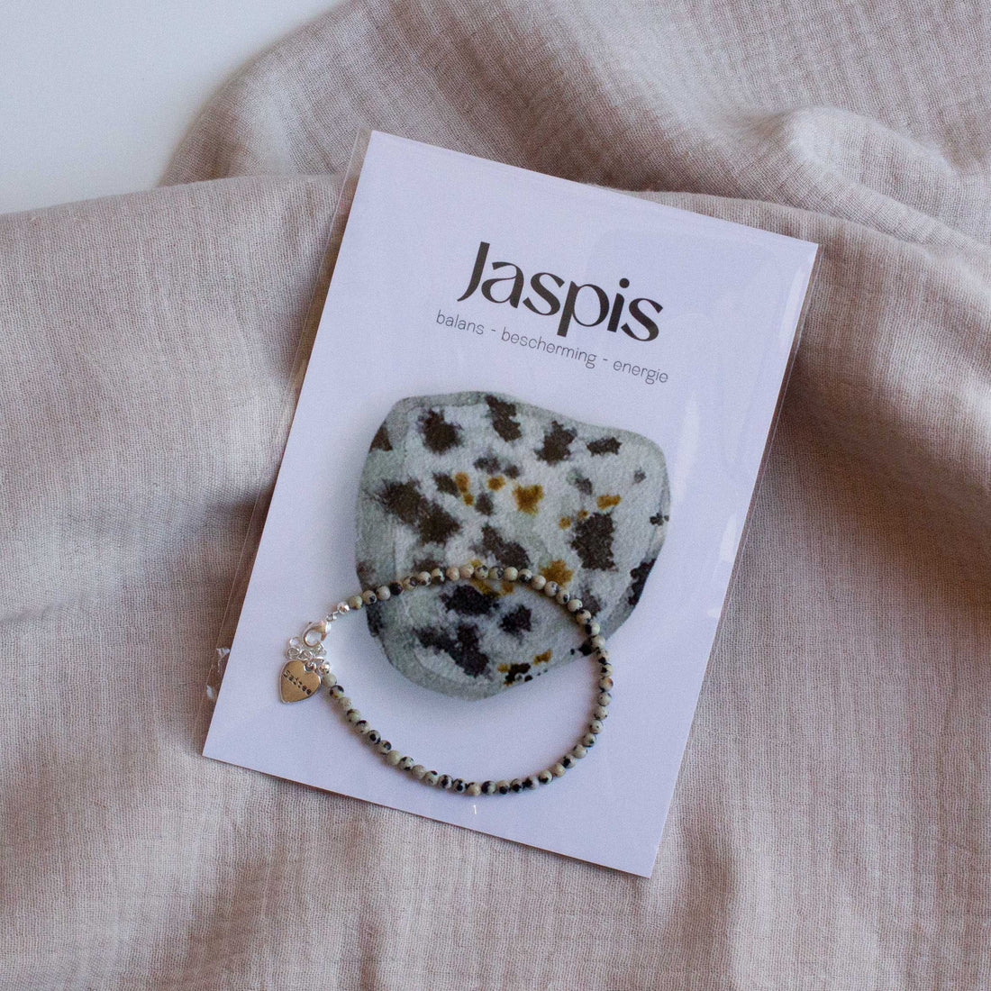 Jaspis edelsteen armbandje