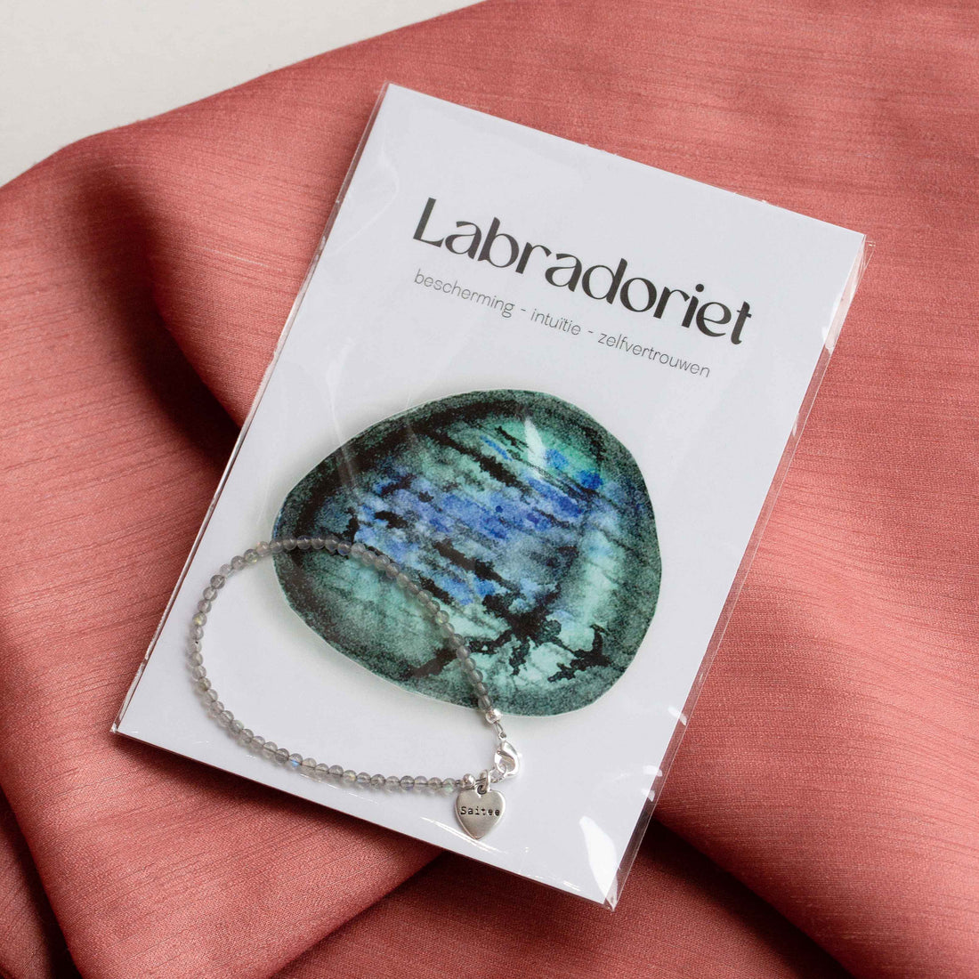 Labradoriet edelsteen armbandje