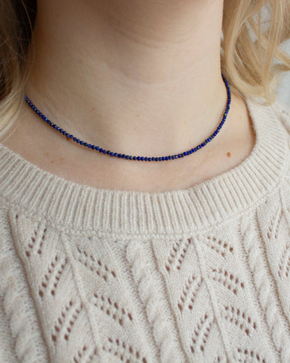 Lapis lazuli edelsteen kettinkje