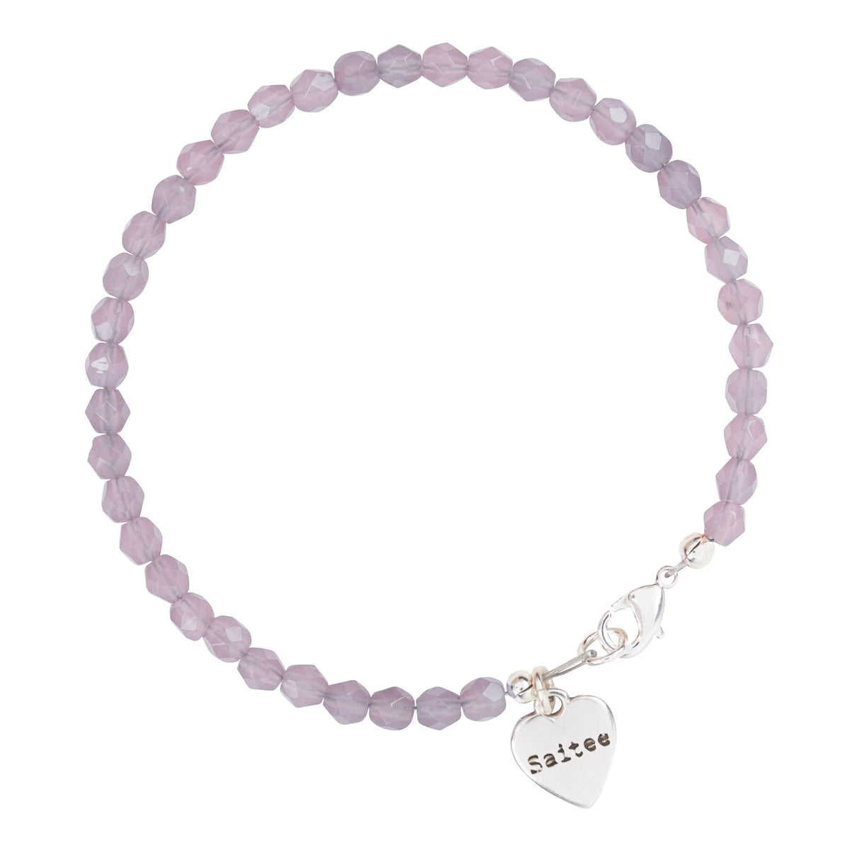 Hug me lilac Saitee armbandje