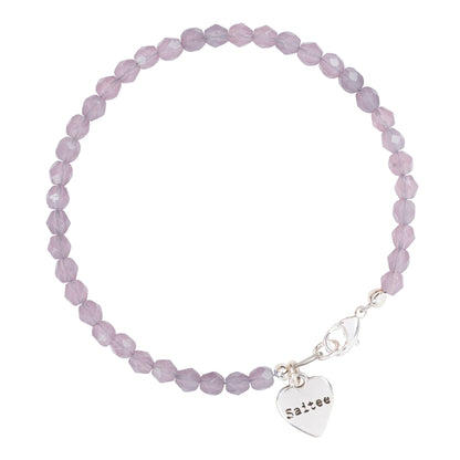 Hug me lilac Saitee armbandje