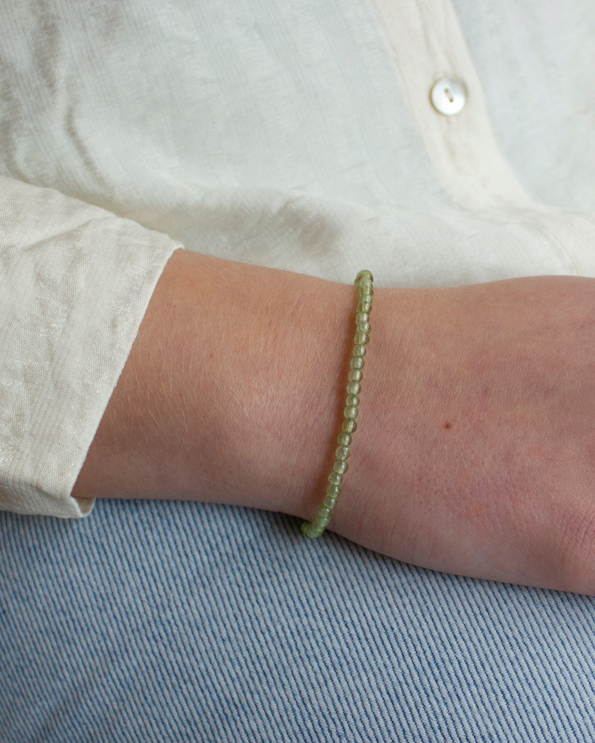 Peridoot edelsteen armbandje