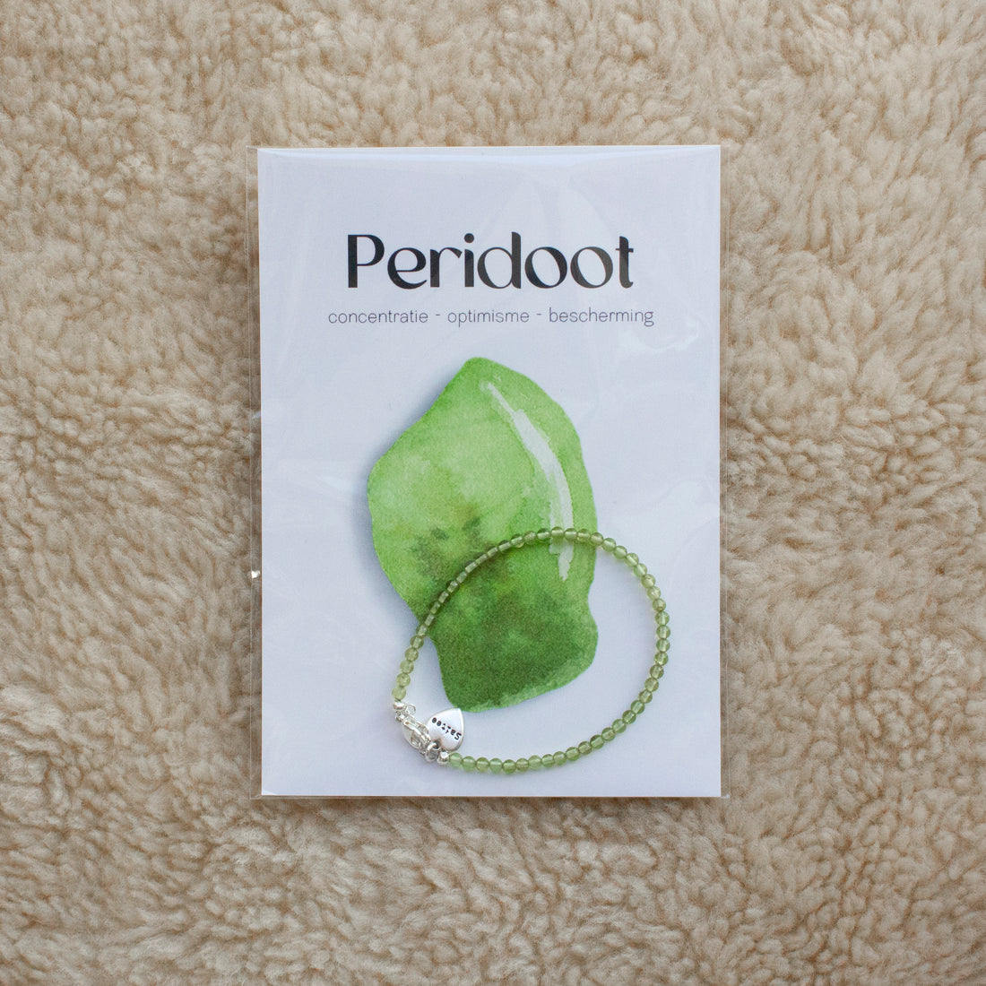 Peridoot edelsteen armbandje