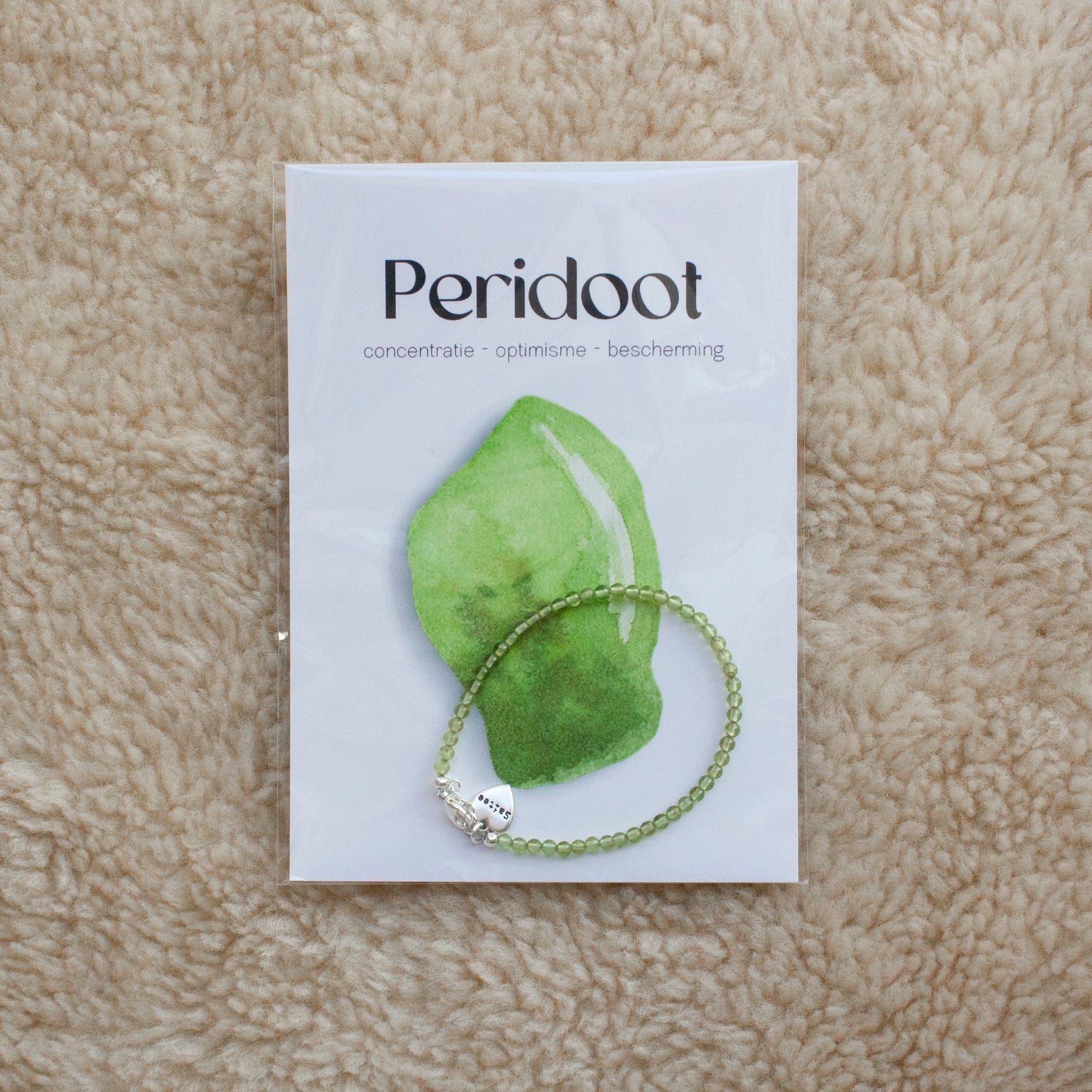 Peridoot edelsteen armbandje