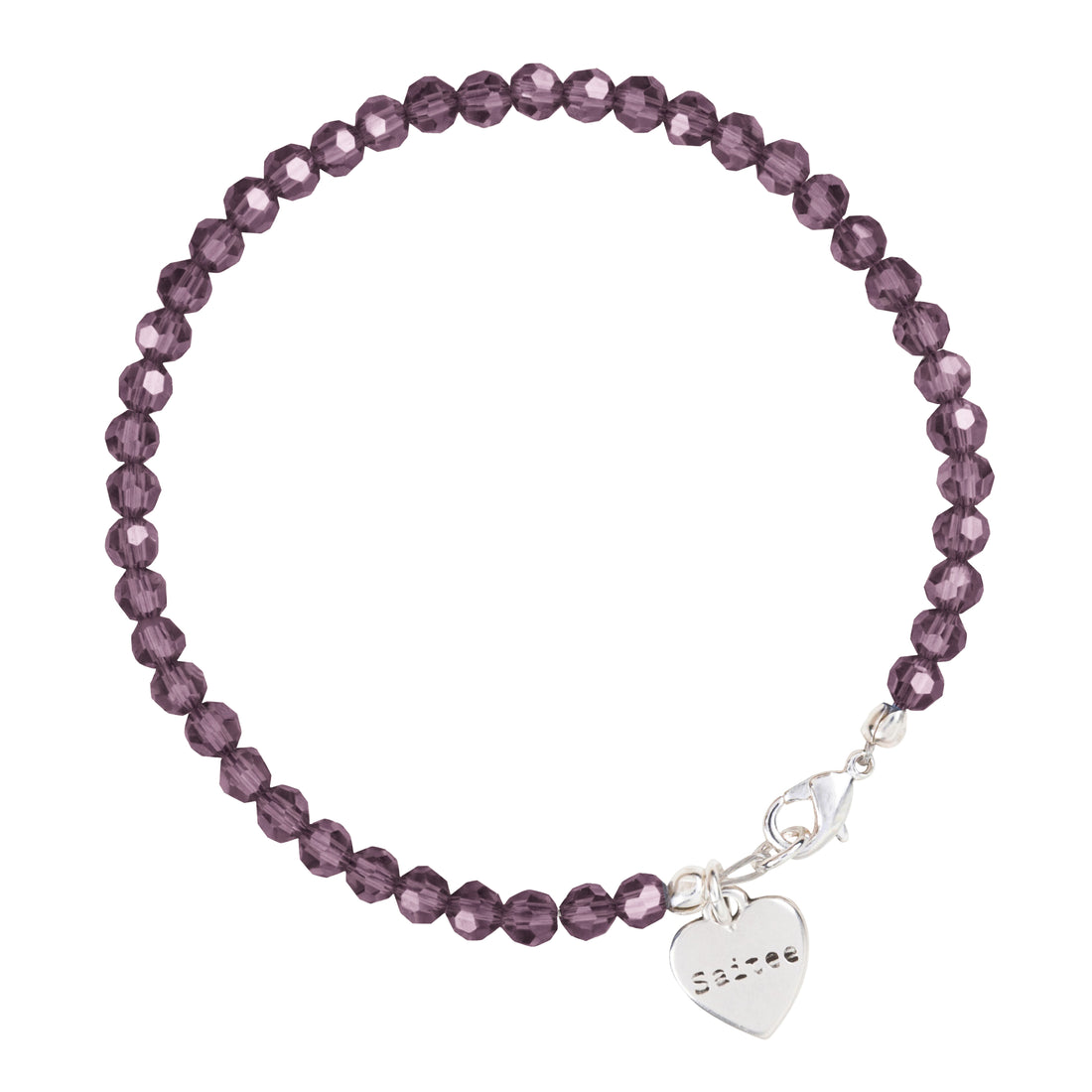 Sparkle purple Saitee armbandje