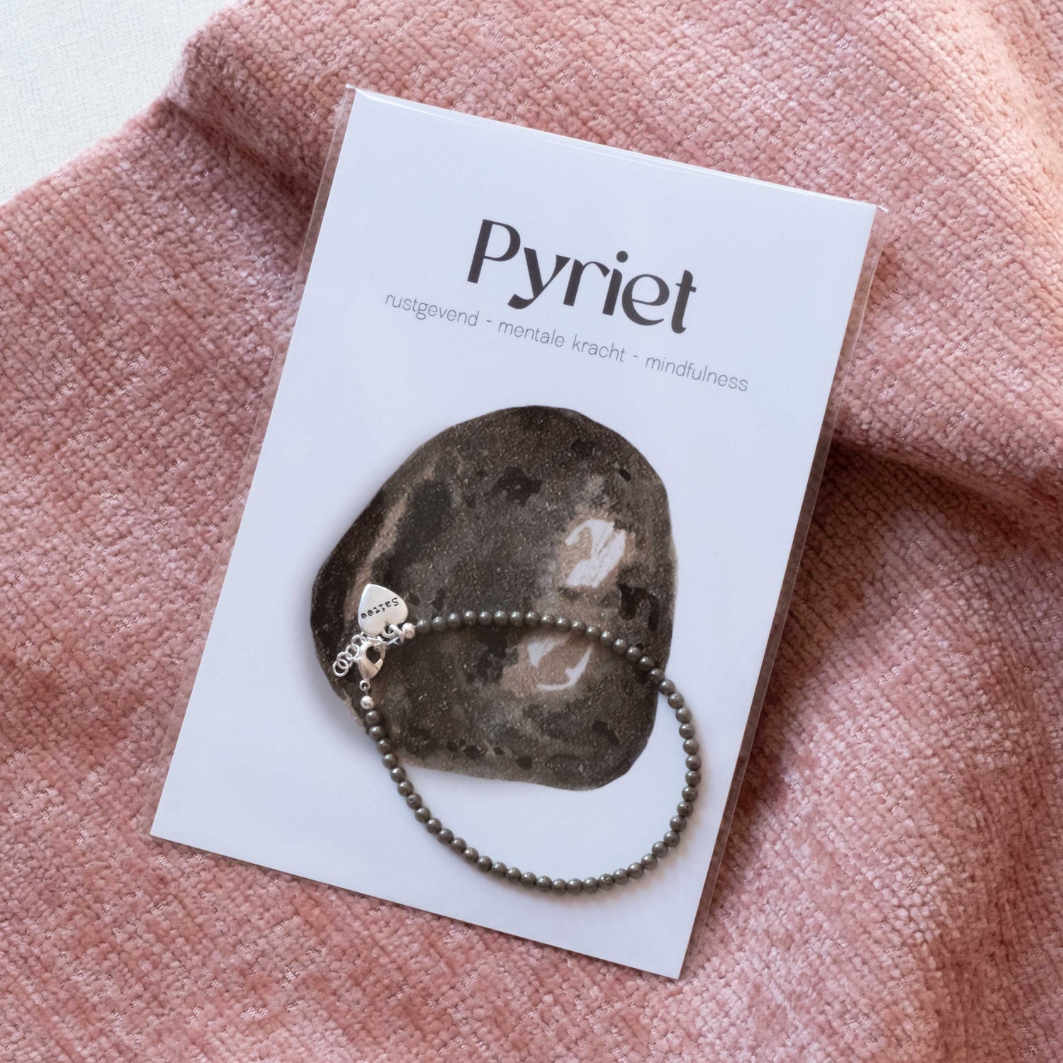 Pyriet edelsteen armbandje