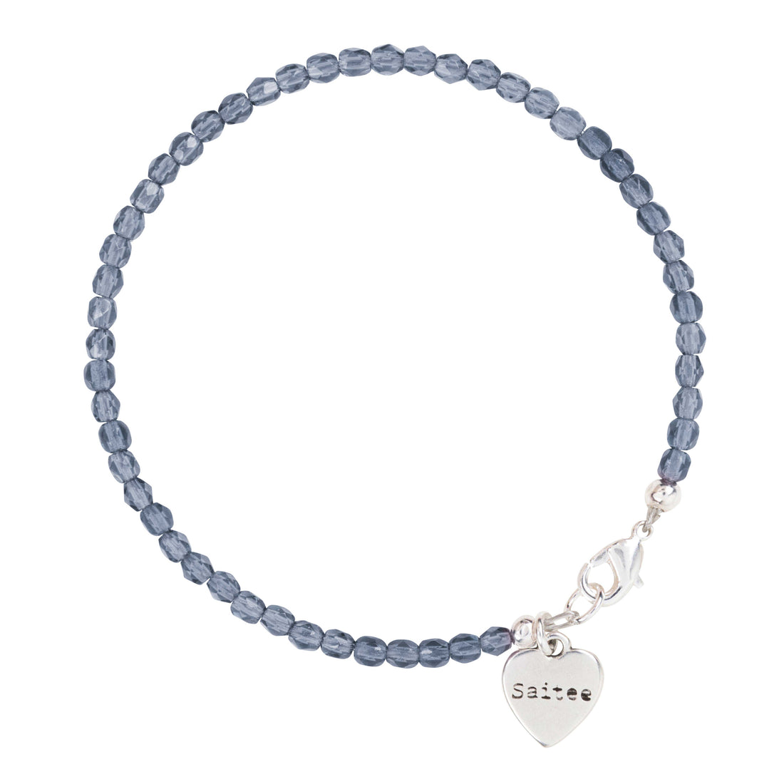 Sweetheart denim Saitee armbandje