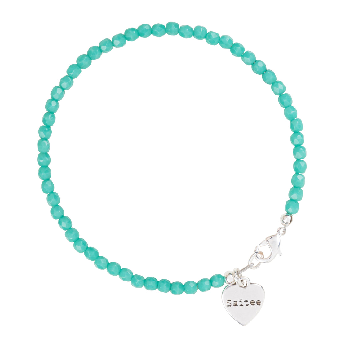 Sweetheart aqua Saitee armbandje