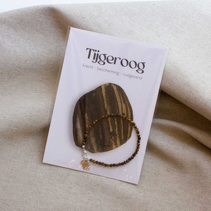 Tijgeroog edelsteen armbandje