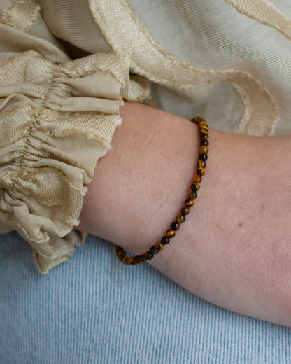 Tijgeroog edelsteen armbandje