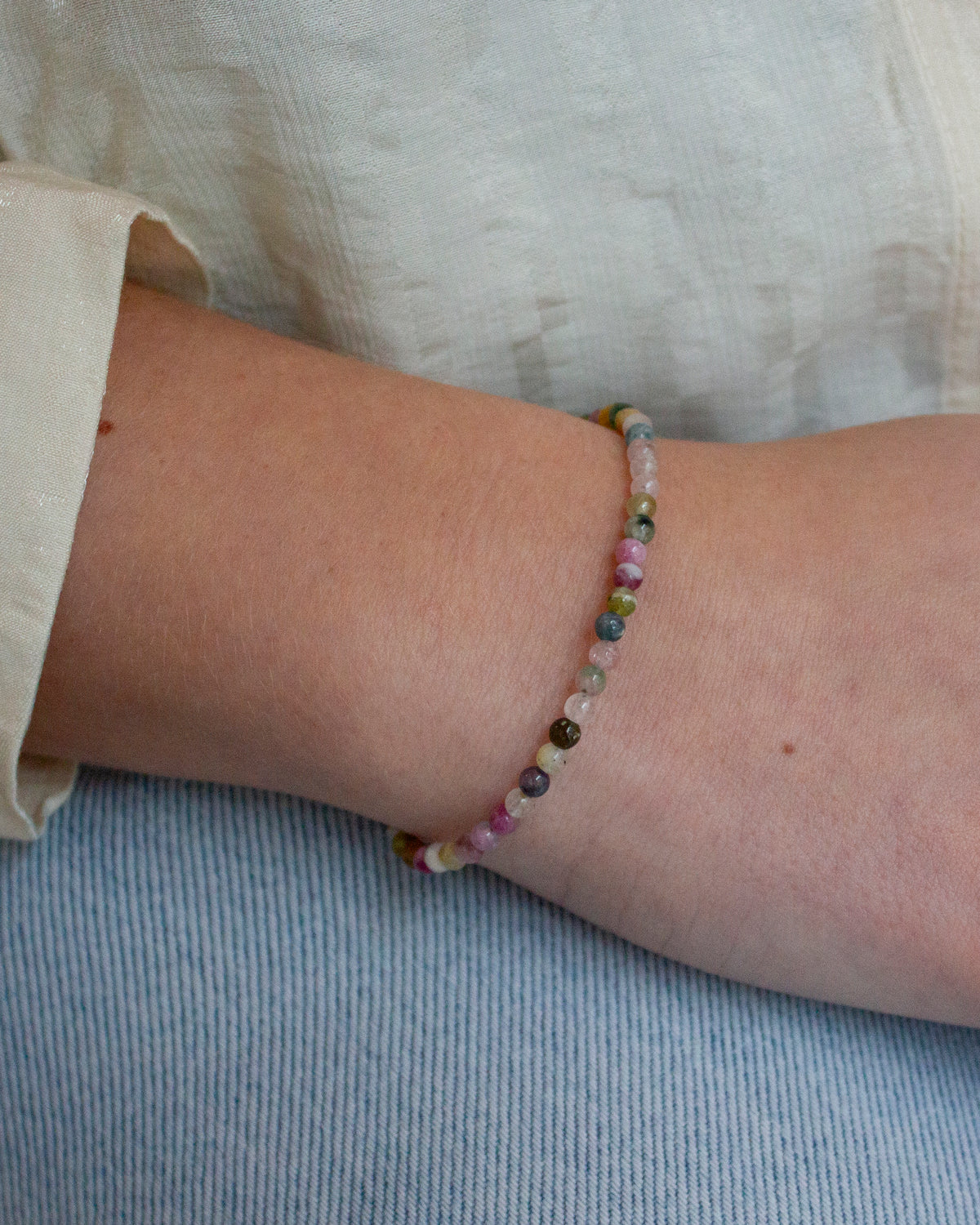 Toermalijn edelsteen armbandje