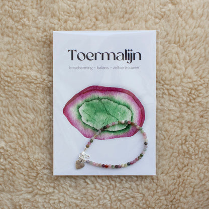 Toermalijn edelsteen armbandje
