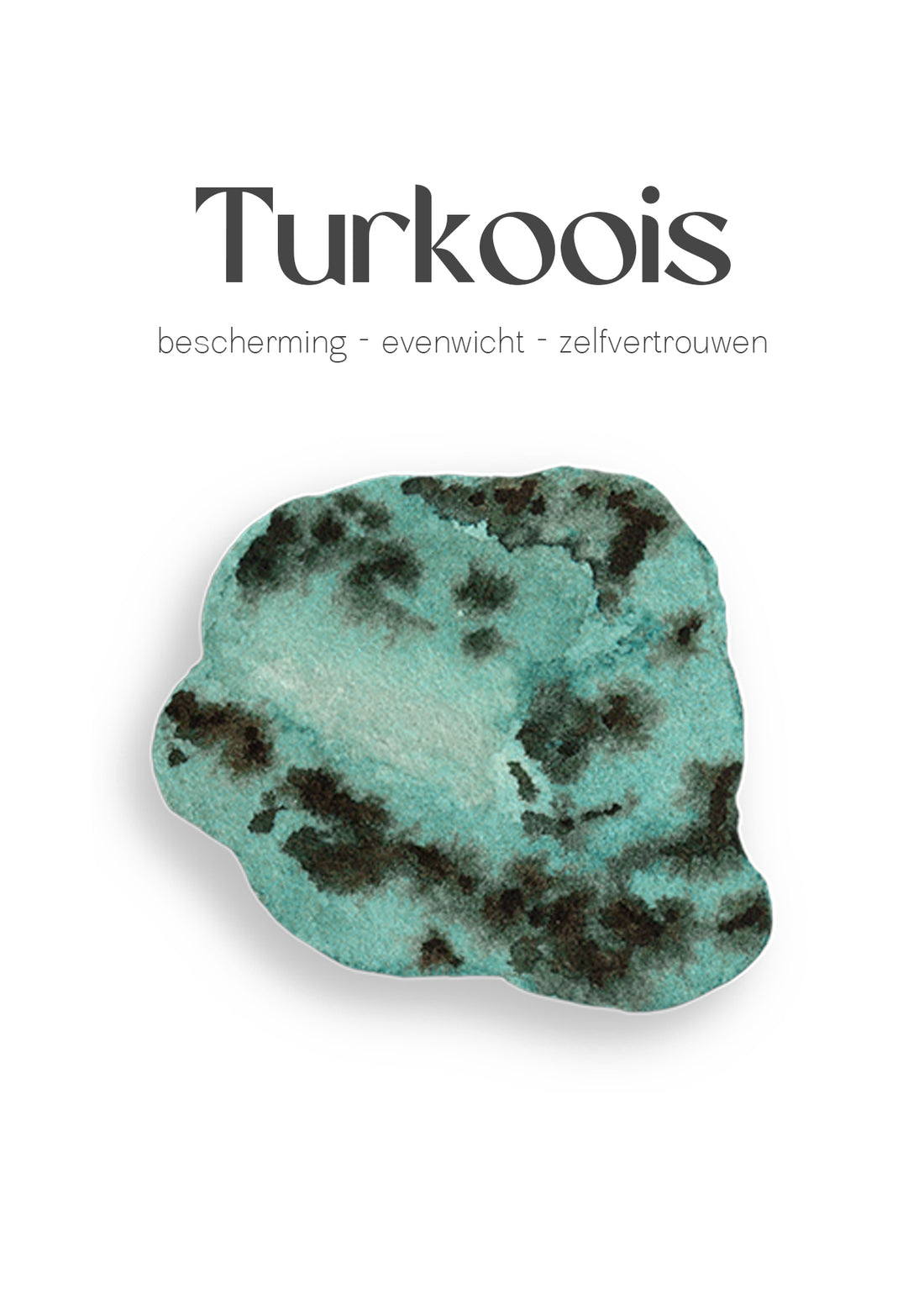 Turkoois edelsteen kettinkje