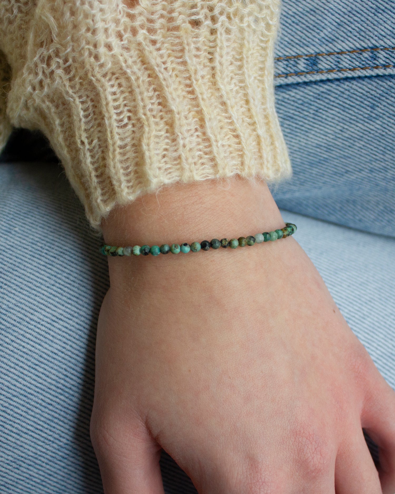 Turkoois edelsteen armbandje