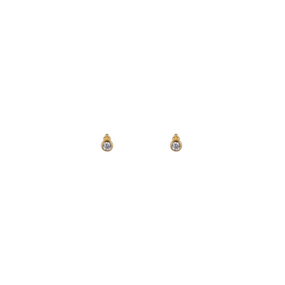 Whatever oorknopje goud