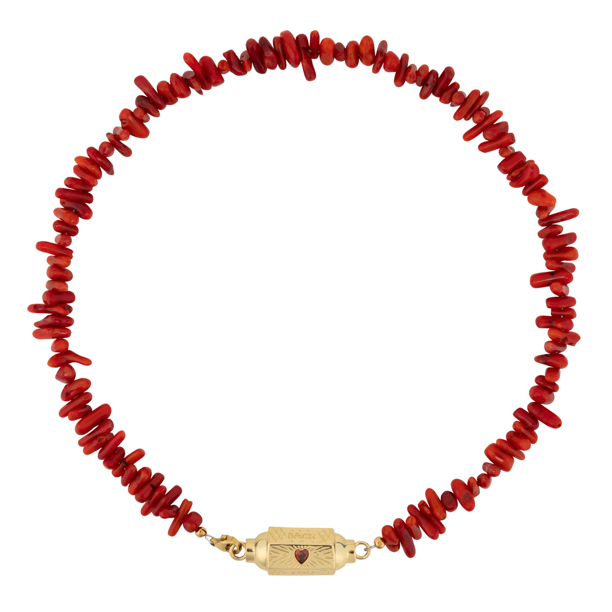 Wishbox ketting bamboekoraal
