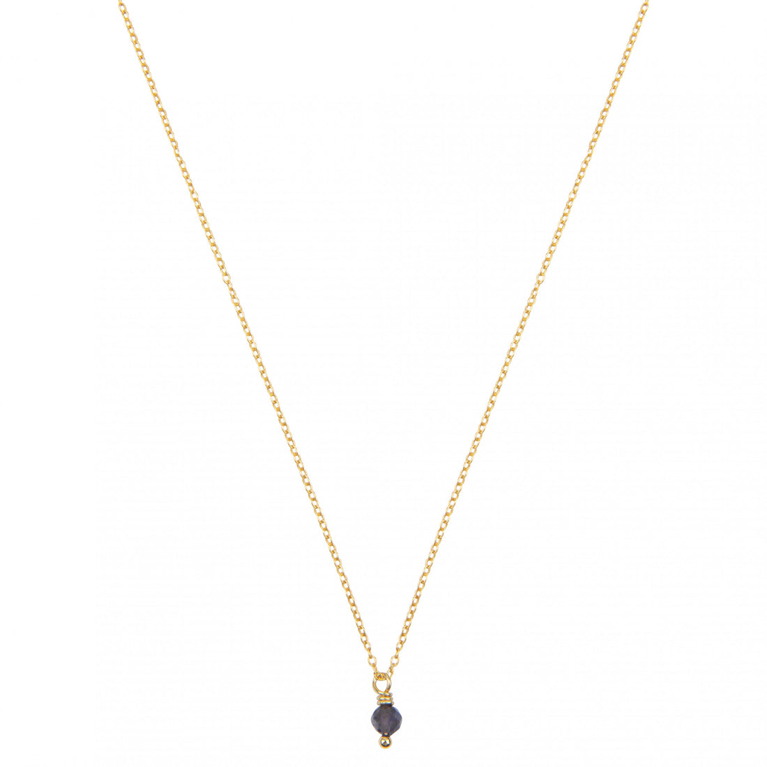 ioliet geboortsteenketting goud